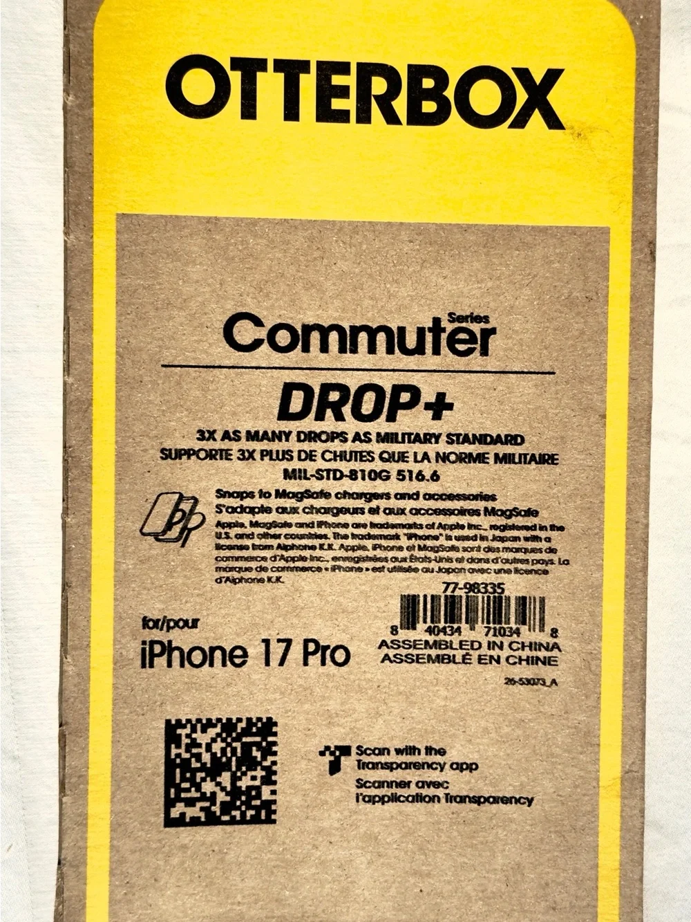 OtterBox Commuter Series Drop+ Case for iPhone 17 Pro - Sagebrush Green